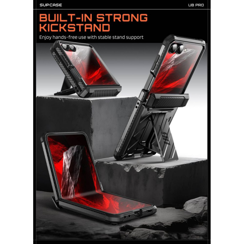 Etui Supcase Unicorn Beetle Pro do Samsung Galaxy Z Flip 8, czarny