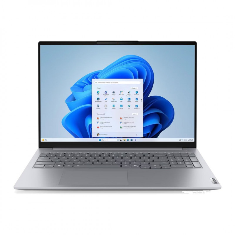 Lenovo ThinkBook 16 G9 IRL 16" WUXGA Laptop, Intel Core 5 210H, 16 GB DDR5 RAM, 512 GB SSD, Windows 11 Pro, Arctic Grey + Kensington K64467M-M1
