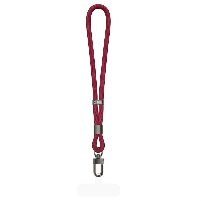 Tech-Protect C11S Rope smycz na nadgarstek, Burgundy Wine