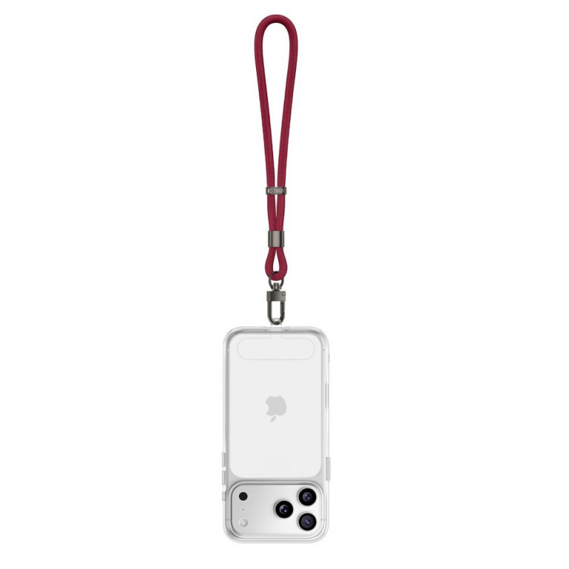 Tech-Protect C11S Rope smycz na nadgarstek, Burgundy Wine
