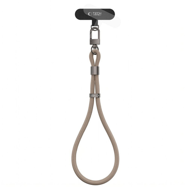 Tech-Protect C11S Rope smycz na nadgarstek, Mocha Beige