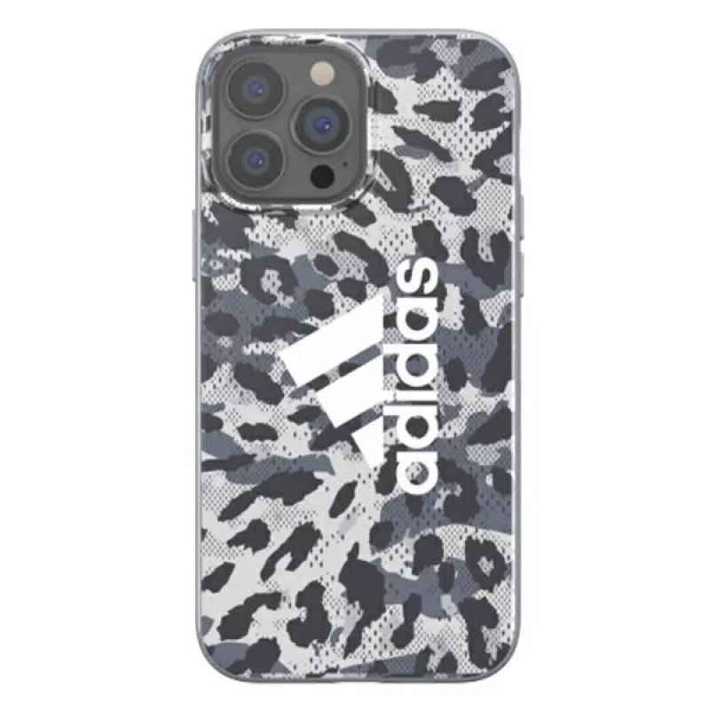Etui Adidas OR SnapCase Leopard dla Apple iPhone 13 Pro Max, szare