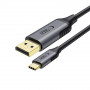 Tech-Protect UltraBoost kabel USB-C do DisplayPort 1.4, 8K 60Hz, 180 cm, czarny