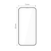 Szkło hartowane do ekranu Tech-Protect Quick Set+ dla Apple iPhone Air, czarny (2 szt.)