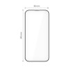 Tech-Protect Quick Set+ THP4498 Szkło hartowane folia ochronna na ekran dla Apple iPhone 17, czarny (2 szt.)