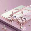 Etui Tech-Protect MagShine MagSafe do Apple iPhone 14 Pro, fioletowe