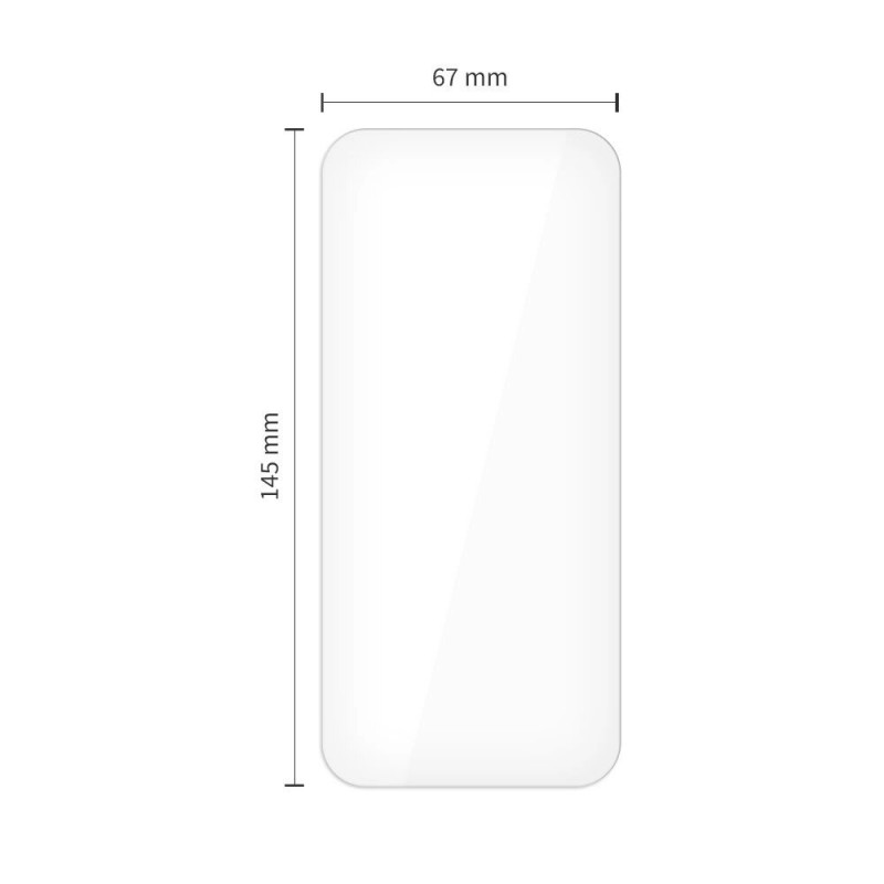 Tech-Protect Easy Set+ THP4497 zestaw szkła hartowanego do ekranu dla Apple iPhone 16 Pro / 17 Pro, przezroczysty (2+1 szt.)