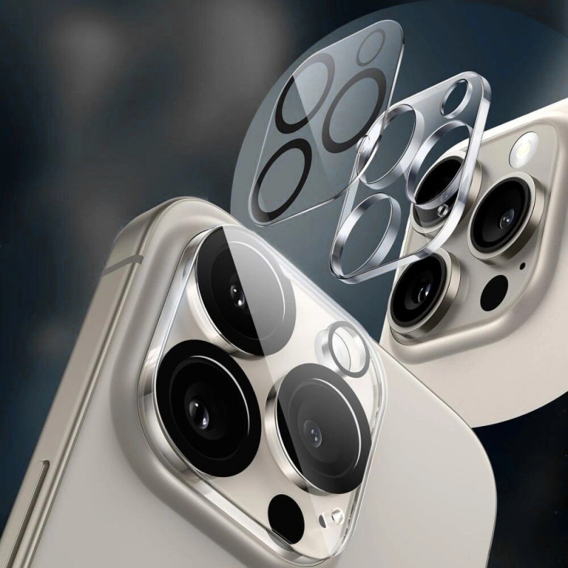 Tech-Protect Cam Fit+ szkło hartowane na obiektyw aparatu do Apple iPhone 17, przezroczyste