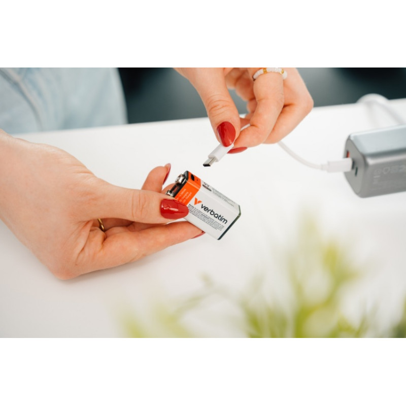 Verbatim 30251 Akumulator USB-C Li-ion 9V 335 mAh (1 szt.)