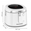 Tefal Filtra Vision FF2541E0 Frytkownica, 2,1 L, 1900 W, biała