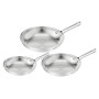 Tefal Duetto On B866S334 zestaw patelni, 3 szt., 20/24/28 cm, stal nierdzewna