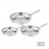 Tefal Duetto On B866S334 zestaw patelni, 3 szt., 20/24/28 cm, stal nierdzewna