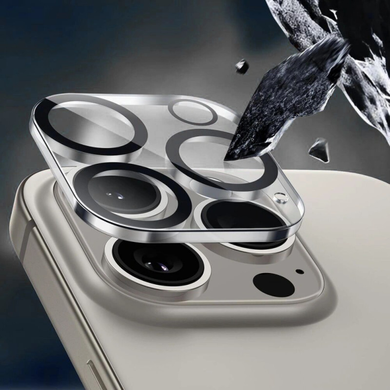Tech-Protect Cam Fit+ szkło hartowane na obiektyw aparatu do Apple iPhone 14 / 14 Plus / 15 / 15 Plus, przezroczyste