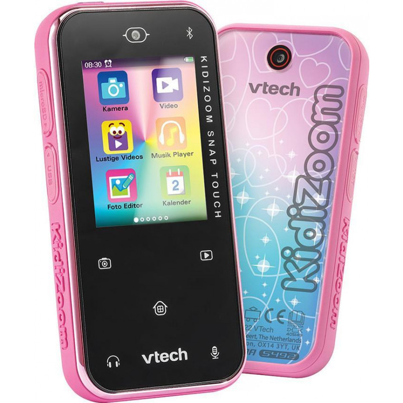 VTech KidiZoom Snap Touch 80-549254 aparat cyfrowy dla dzieci, różowy