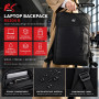 Plecak na laptopa NanoRS RS204 B 15.6", czarny, 42x28.5x14, wodoodporny