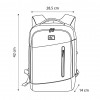 Plecak na laptopa NanoRS RS204 B 15.6", czarny, 42x28.5x14, wodoodporny