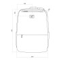 Plecak na laptopa NanoRS RS202 B 15.6", czarny, 41x29x4, wodoodporny