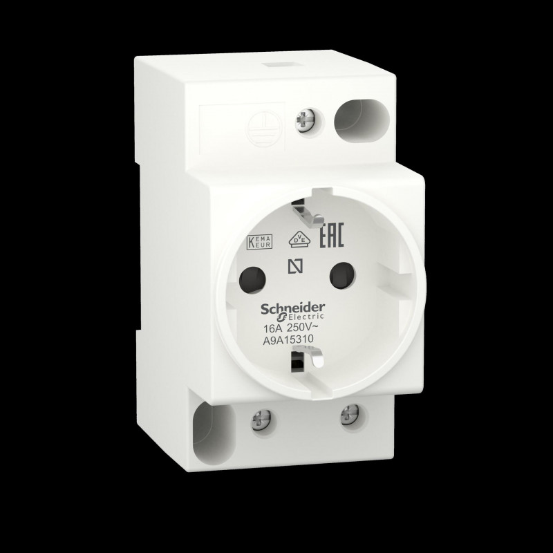 Schneider Electric A9A15310 gniazdo wtykowe, 16 A, 250 V, 2P+E, DIN 49440