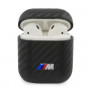 BMW BMA2WMPUCA PU Carbon M Collection etui na Apple AirPods 1/2, czarne
