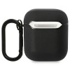 BMW BMA222RVSK Leather Color Lines etui na Apple AirPods 1/2, czarne