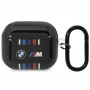 BMW BMA322SWTK Etui z wieloma kolorowymi liniami do Apple AirPods 3, czarne