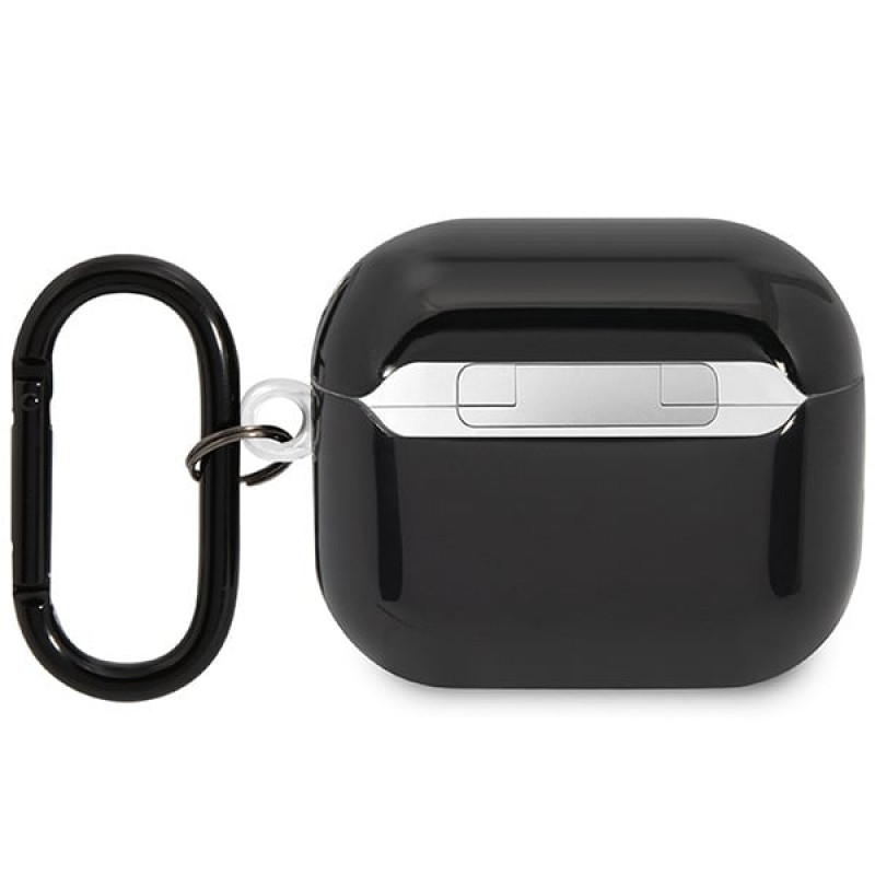 BMW BMA322SWTK Etui z wieloma kolorowymi liniami do Apple AirPods 3, czarne