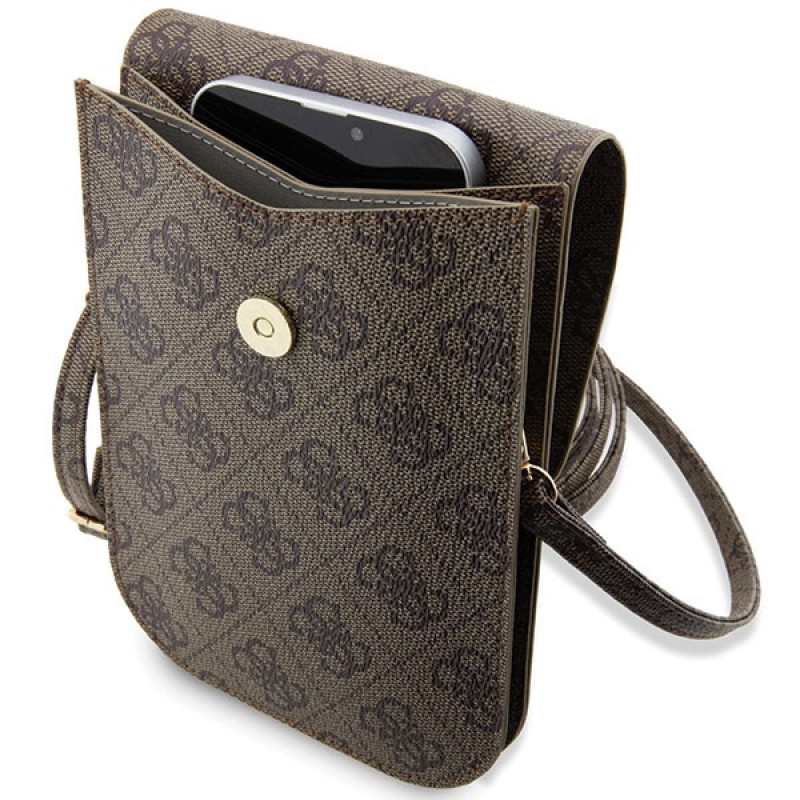 Guess GUWBP4RPSW Torebka 4G Stripes, brązowa