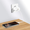 Tech-Protect NCA30 ładowarka ścienna USB-A, USB-C PD 30W / QC3.0, biała