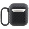 BMW BMA2WMPUCA2 Carbon Double Metal Logo etui na Apple AirPods 1/2, czarne