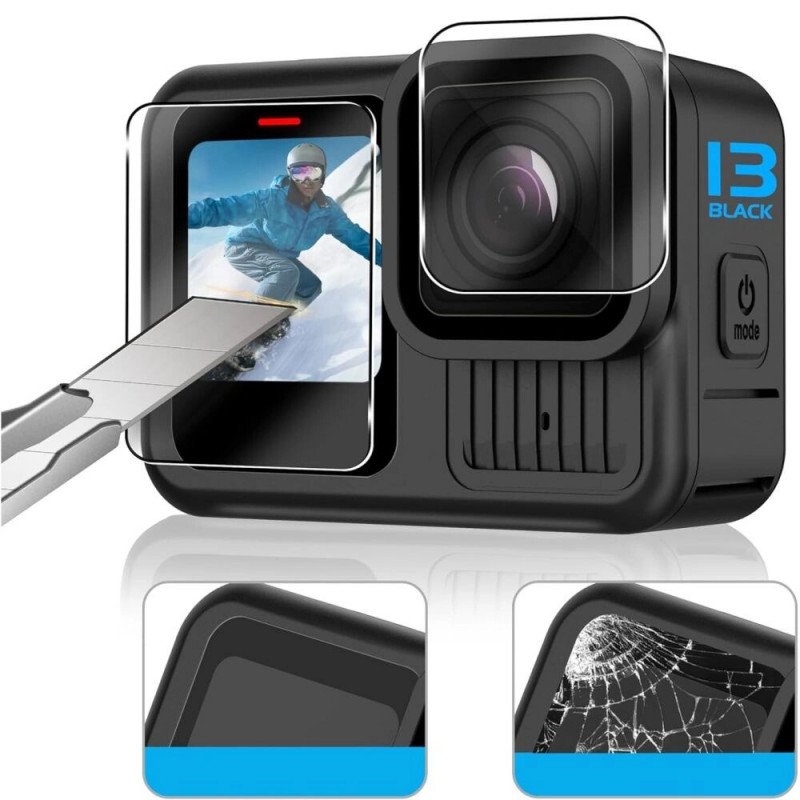 Tech-Protect Glass Fit+ szkło hartowane do GoPro Hero 13 (2 szt.), Clear