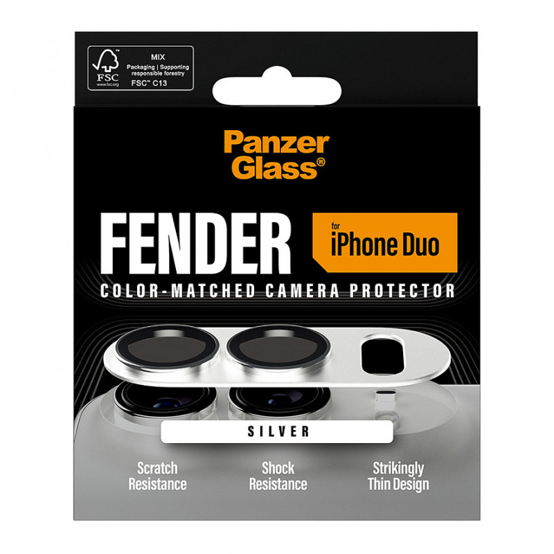 PanzerGlass Fender ochraniacz aparatu do iPhone Duo, biały