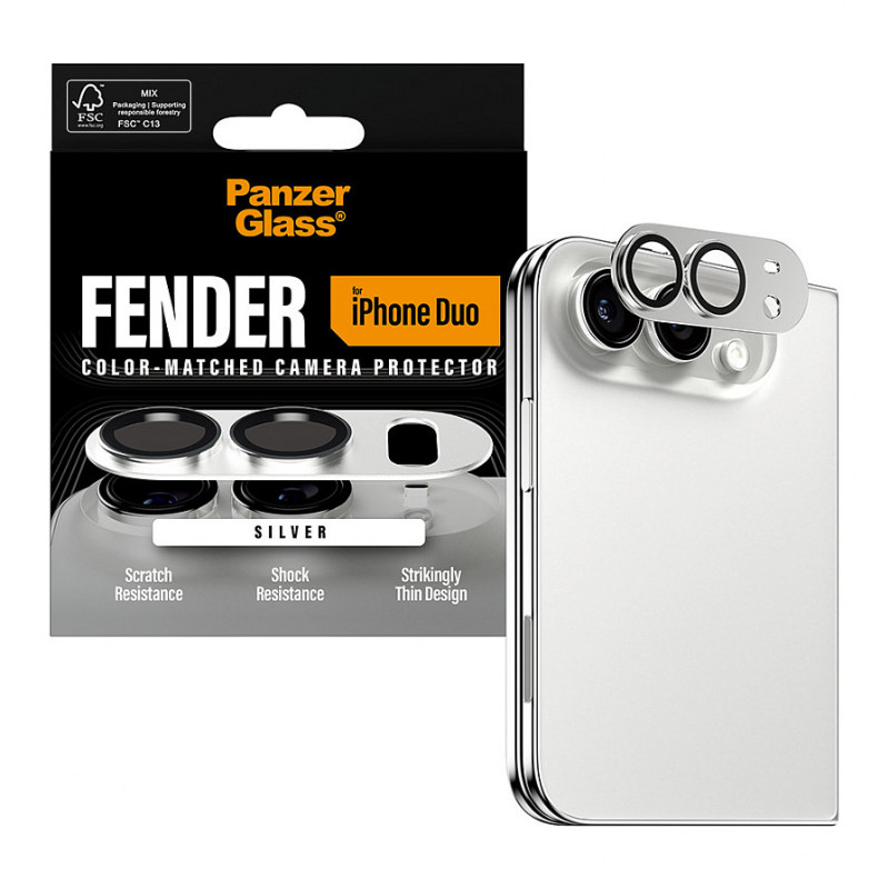 PanzerGlass Fender ochraniacz aparatu do iPhone Duo, biały
