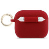 Etui silikonowe z brokatem Guess Ring dla Apple AirPods Pro 3, fuksja