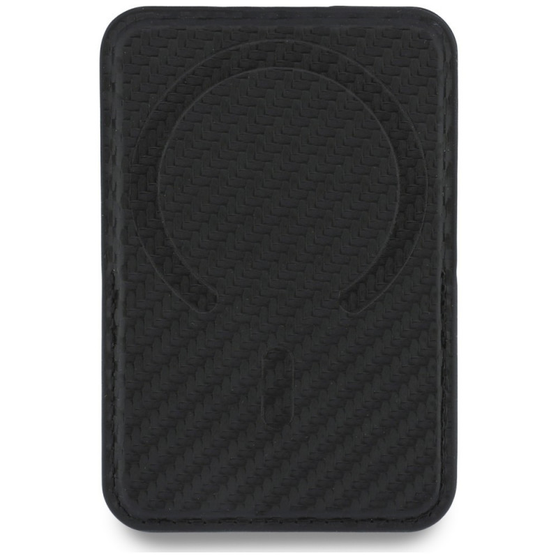 BMW M Carbon Metal Logos MagSafe portfel, czarny