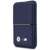BMW M Carbon Metal Logos MagSafe portfel, granatowy
