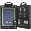 BMW M Carbon Metal Logos MagSafe portfel, granatowy