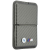 BMW M Carbon Metal Logos MagSafe portfel, antracyt