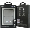 BMW M Carbon Metal Logos MagSafe portfel, antracyt