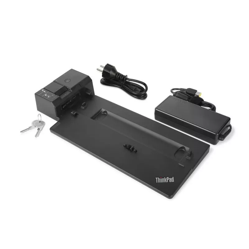 Lenovo ThinkPad Basic Docking Station, 10/100/1000 Mbit/s, czarna, Kensington Lock, 40AG0090SA