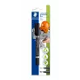 STAEDTLER Lumocolor duo permanentny marker DIY, 2 końcówki, 0,6 mm / 1,5 mm, blister (348-9 BK-1)
