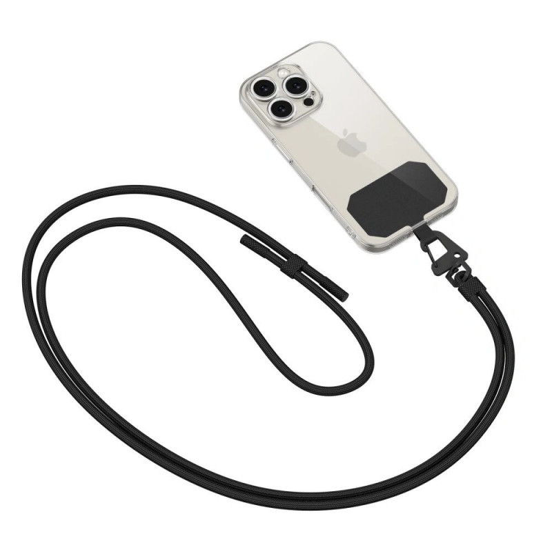 Tech-Protect C5S Rope Crossbody Strap, czarny