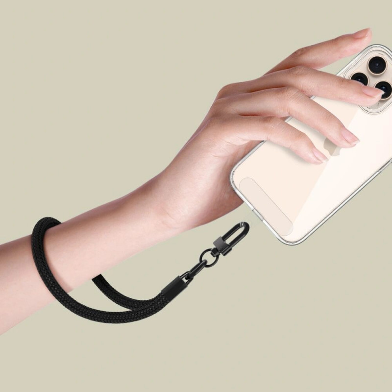 Tech-Protect C3S Rope Wrist Strap, czarny/czarny