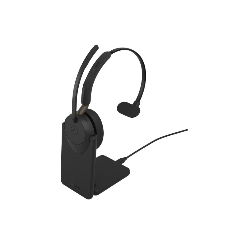 Jabra Evolve3 65 Mono zestaw słuchawkowy LINK 390a MS ze stacją ładującą, Bluetooth, on-ear