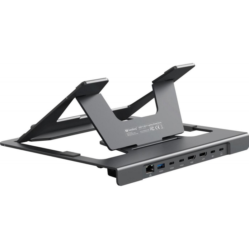 Sandberg USB-C 8in1 podstawka pod laptopa z dockiem (136-83)