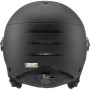 Kask narciarski UVEX Wanted Visor, 58-61 cm (L), czarny