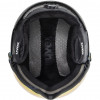 Kask narciarski UVEX Wanted Visor, 58-61 cm (L), czarny