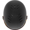 Kask narciarski UVEX Wanted Visor, 58-61 cm (L), czarny