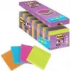 3M Post-it Super Sticky Notes 654SE24P, 76 x 76 mm, 90 kartek na blok, 4 kolory (zestaw promocyjny)