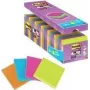 3M Post-it Super Sticky Notes 654SE24P, 76 x 76 mm, 90 kartek na blok, 4 kolory (zestaw promocyjny)