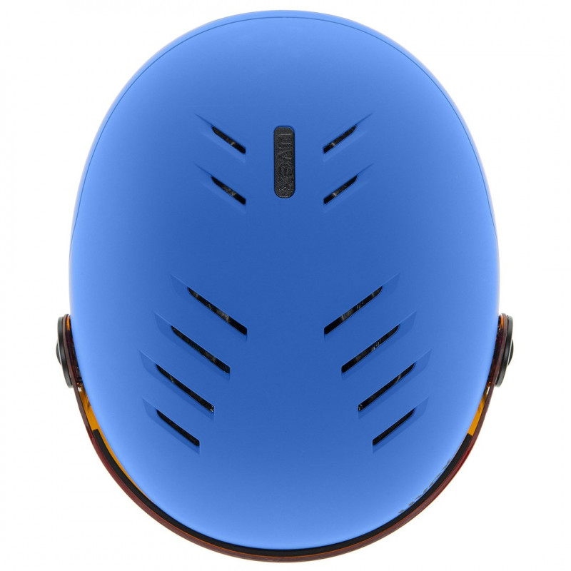 UVEX Rocket jr. Visor kask narciarski dla dzieci, niebieski matowy